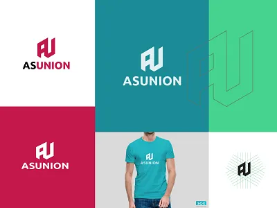 ASUNION | LETTER MARK LOGO(A+U) alphabet bran identity branding company logo concept creative logo design graphic design iconic logo letter a letter mark letter u logo logo design mark minimal modern logo monogram logo vector visual identity logo