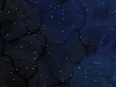 Ocean of Stars Background 2d adobe illustrator background design digital digital art galaxy game assets graphic design illustration ocean outer space planets sky space stars video game wallpaper water waves