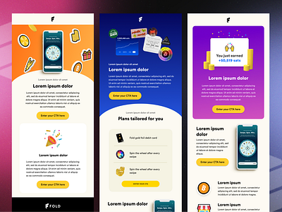 Fold App Email Design System design email email campaign email design email design systen email marketing