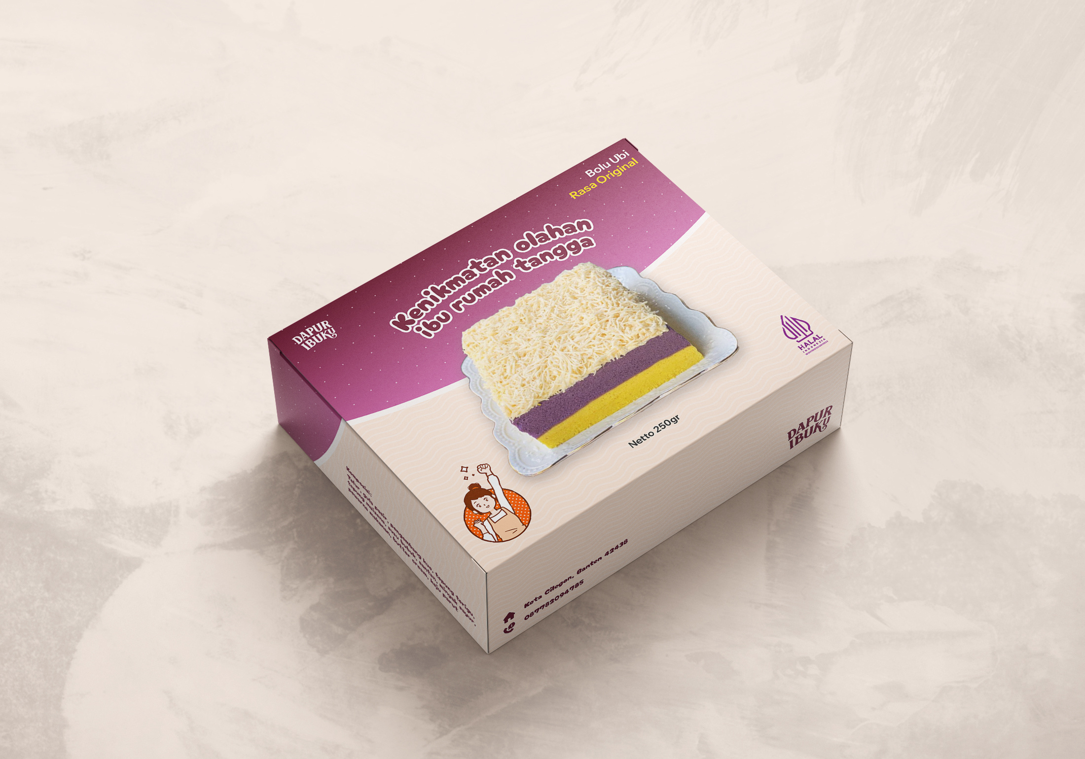 Dapur Ibuku - Box & Pouch Packaging Design 🥡 adobe photoshop banana chips box design branding design graphic design logo packaging design pouch design small medium enterprise snack