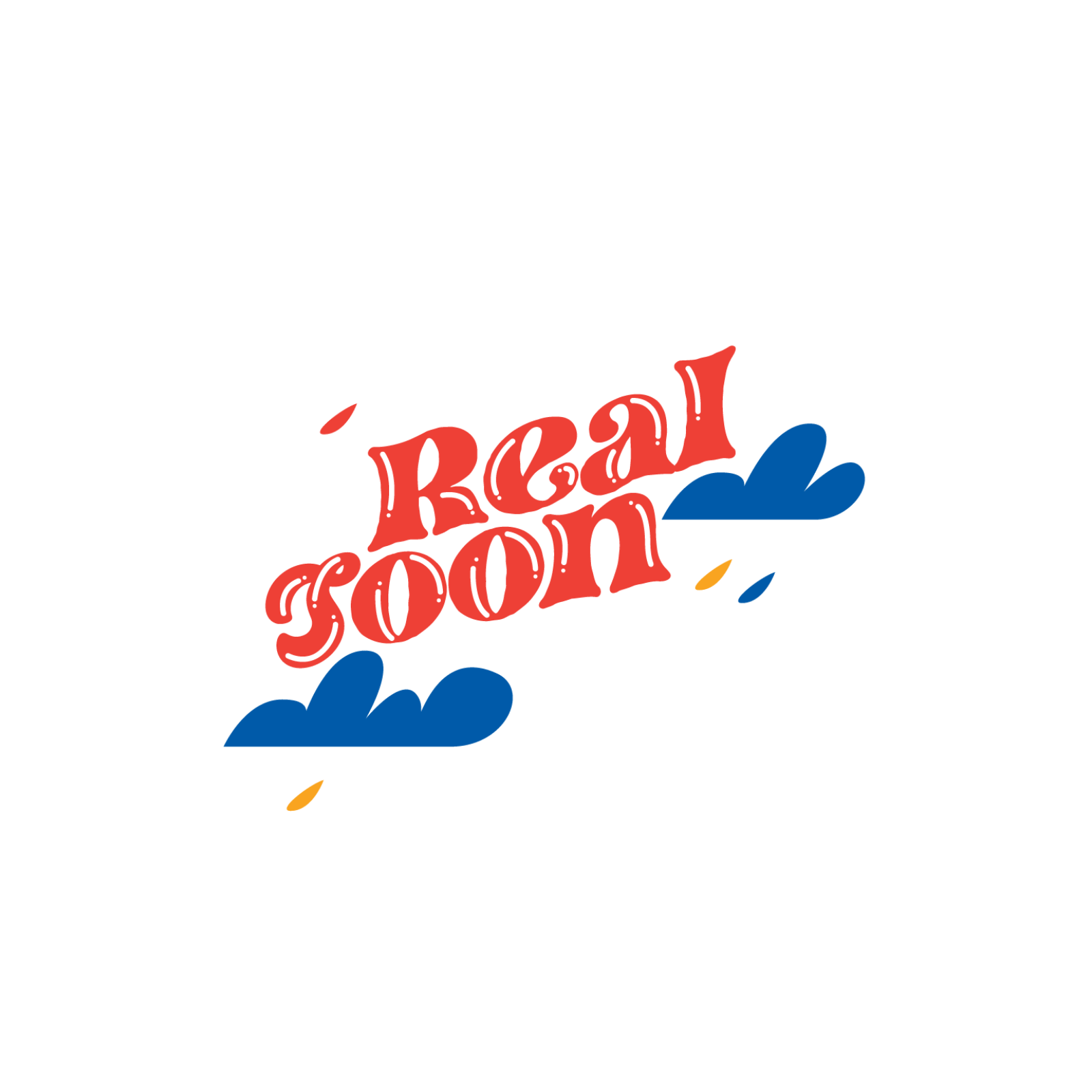 Real Soon graphic design lettering monsoon motion graphics rain sticker