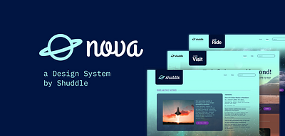 Creating Nova, a new Design System by Shuddle app branding design graphic design illustration logo typography ui ux vector