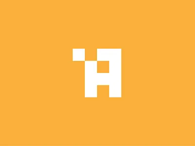 Logo Design for Recruiting Company a logo brand identity design branding corporate logo design graphic design letter a logo design logo logo design logo inspirations logo letter a minimal logo minimalistic logo orange logo design recruiting agency