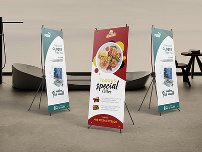 Rollup Stand Designs, Themes, Templates And Downloadable Graphic 