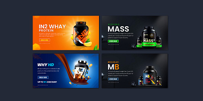 Supplement Banner ( 4 ) 3d animation branding design graphic design illustration logo motion graphics ui vector