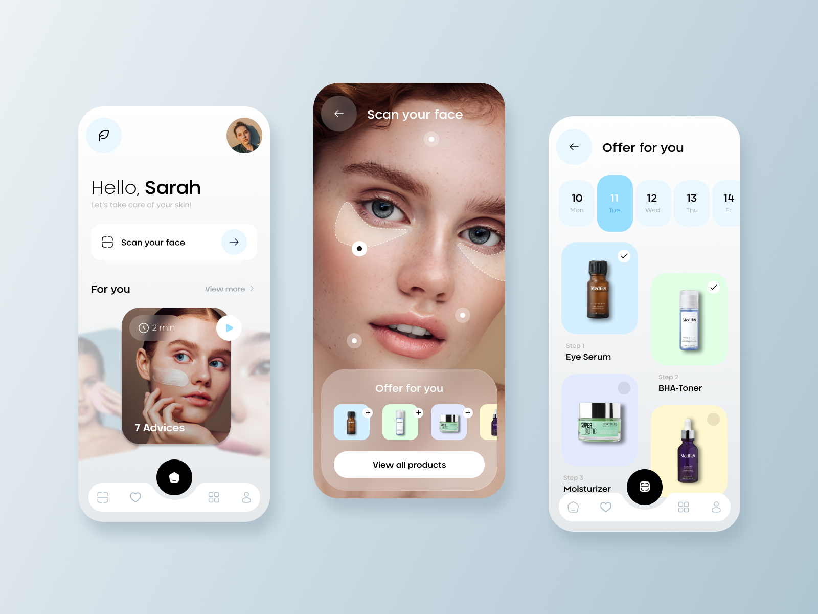 Mobile App - Beauty by Nadia. on Dribbble