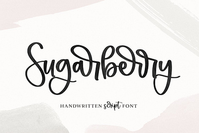 Sugarberry font app branding design font graphic design illustration logo ui ux vector
