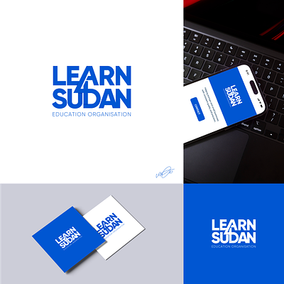Learn for Sudan brand branding graphic design logo logos