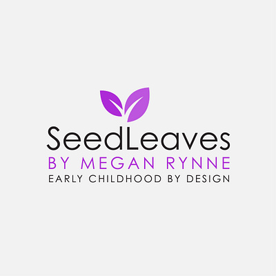 Seedleaves Logo Design creative design leaf leaves logo modern negative space tech typography