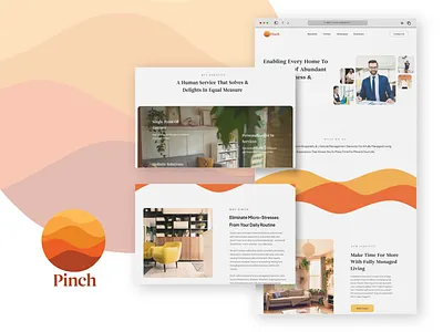 Transforming Homes, Elevating Lives: Pinch Web Design clean design clean website design elegant design elegant website homepage design hover effect landing page design minimal design minimal website rich website smooth scroll ui ui ux design for website ux warm colors web design web development website design