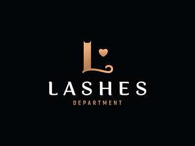 Lashes Department branding cat design emblem geometric graphic design icon identity illustration lashes letter l lettering logo logo design logotype mark monogram simple symbol visual identity