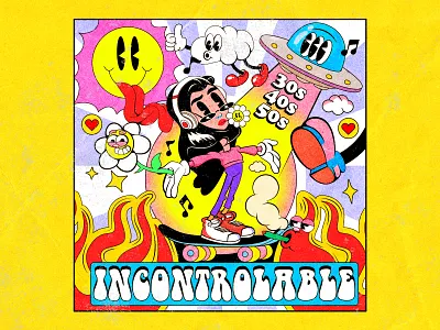 album cover music psychedelic 1930s album art album artwork cartoon character illustration old cartoon old school vintage