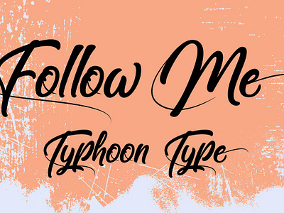 Follow Me font calligraphic