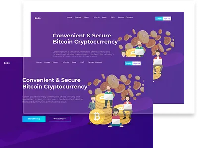 Currency Exchange Web Template Ui animation branding design graphic design illustration logo typography ui ux vector