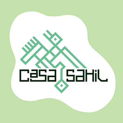 Logo for Casa Sahil bird brand identity branding design graphic design logo mayan