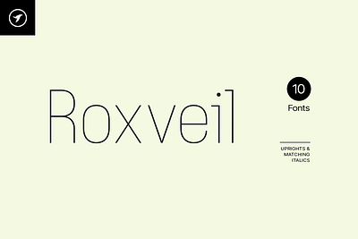 ROXVEIL - Unique Display Font display font headline typography webfonts