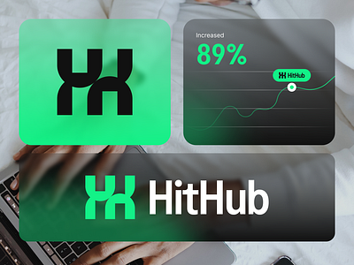 HitHub | Logo design branding data design digital graph h letter h logo hub icon design identity branding interface logo design logo design branding saas ui unused logo