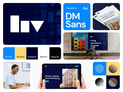 LIV — Case Study b2b brand guide brandbook branding design illustration logo logotype motion design patterns properties saas ui ux visual identity website