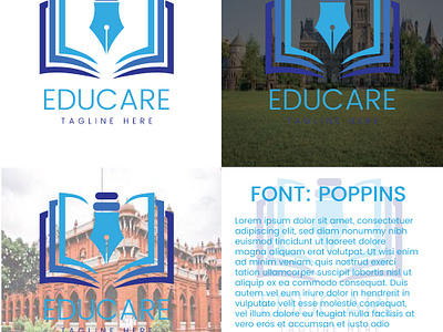 Concept: Educare -Logo Design (Unused ) collegelogo educationlogo logodesign logofolio logotype schoollogo universitylogo