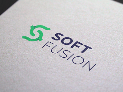 Logo Design Software Brand SOFT FUSION brand brand identity branding identity identity design logo logo design logo designer logo inspiration logodesign logos logotype minimal logo modern monogram simple logo software technology typography visual identity