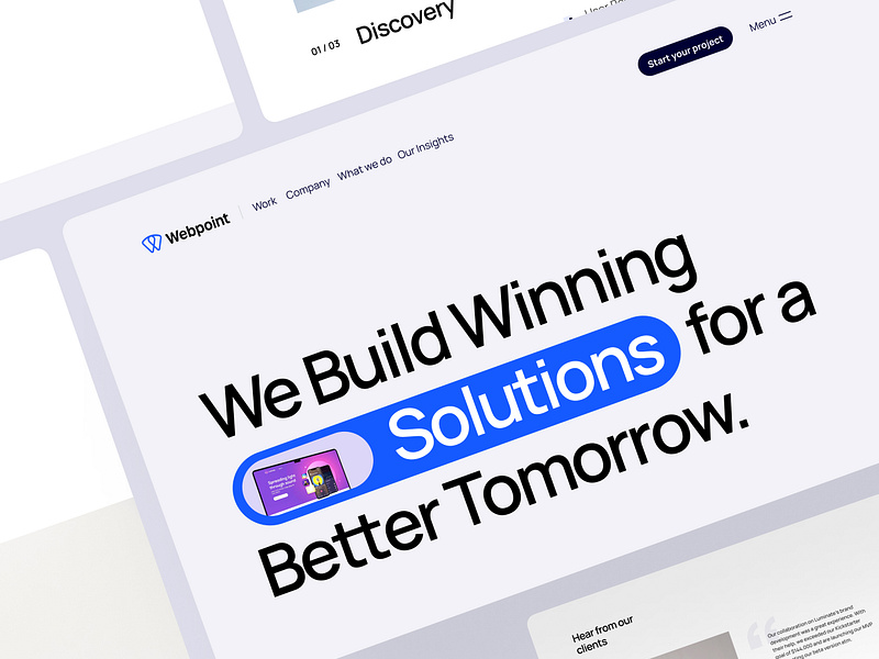 Revamping Webpoint Website branding illustration motion graphics ui webdesign