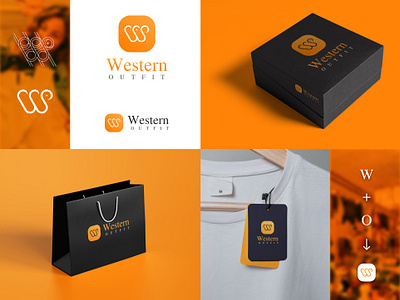 Logo Design For Western OutFit brand design brand icon brand identity brand logo design branding fashion brand logo fashion logo graphic design iconic logo letter logo logo logo design logo icon o letter logo tajul islam nahin tajulgd w letter logo