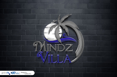 Minds Villa Logo with Outputs graphic design logo