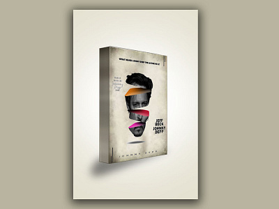 Johnny Depp book cover graphc graphic design johnny depp poster