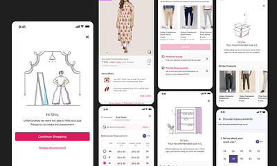 E-Commerce Concept app branding concept design ecommerce illustration mobile online pink typography ui vector visual