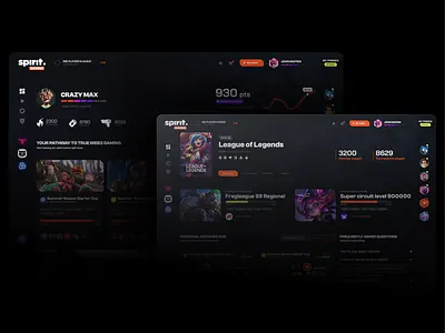 Esports & Gaming Platform Dashboard community platform crm dashboard crypto dashboard esports app esports dashboard esports website fanbase app fanbase platform fandom platform game marketplace game platform gaming app gaming dashboard gaming website influencer marketing platform p2p marketplace saas dashboard saas website web3 gaming