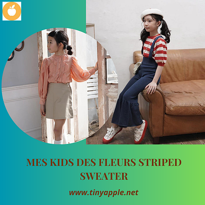 Mes Kids Des Fleurs' Striped Sweater Collection