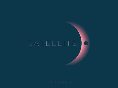 Satelite Logo Design branding geometrical logo logo design minimal minimalistic moon planet solar system space sun universe