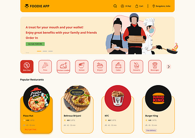 Food Delivery App 3d animation branding design graphic design illustration ui ux vector
