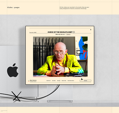 Video page 🙏 Mark Solonin web design