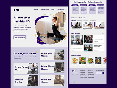 Gym Plus Website figma figma design fitnesswebsite gym website landing page sportwebsite trx website ui ui design uiux uiux design user interface web design webflow website design workout website yoga website