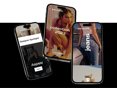 Fashion E-Commerce Mobile 2023 app clean design fashion minimal mobile responsive style trend ui ux web