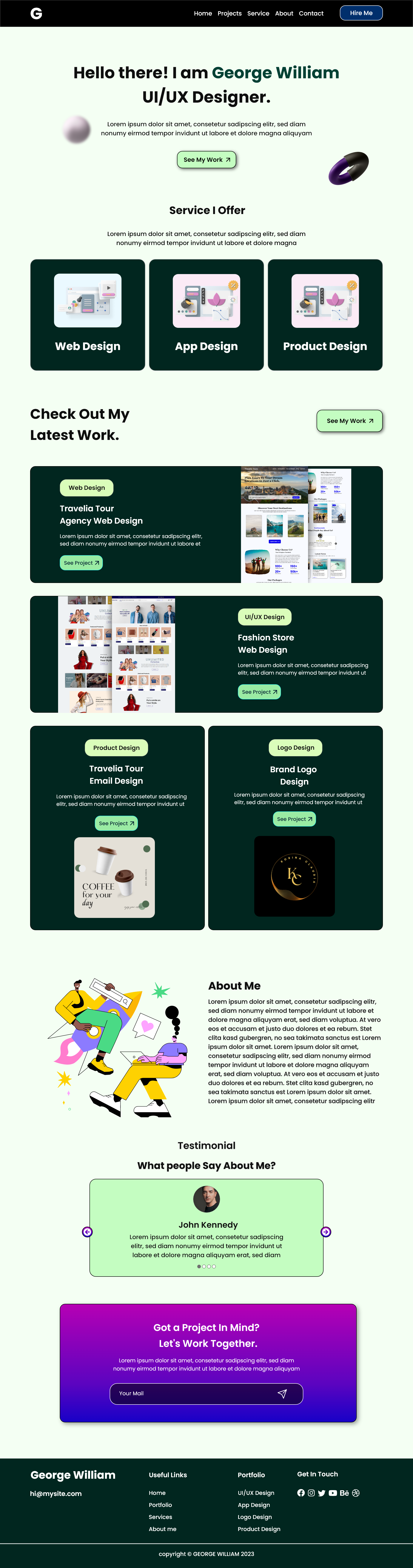 UI/UX Designer Portfolio adobexd branding design graphic design portfolio portfolio website ui uiux web web design website website design wordpress xd