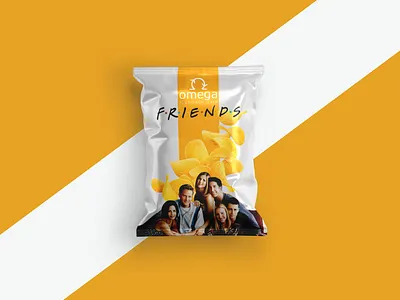Friends Waffer - Package Design branding design graphic design illustration mockup vector