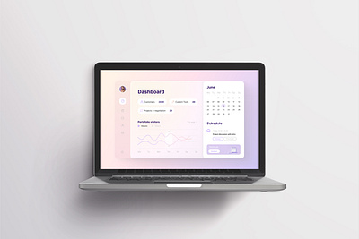 Diary - Calendar Dashboard dashboard figma product design ui design ux design