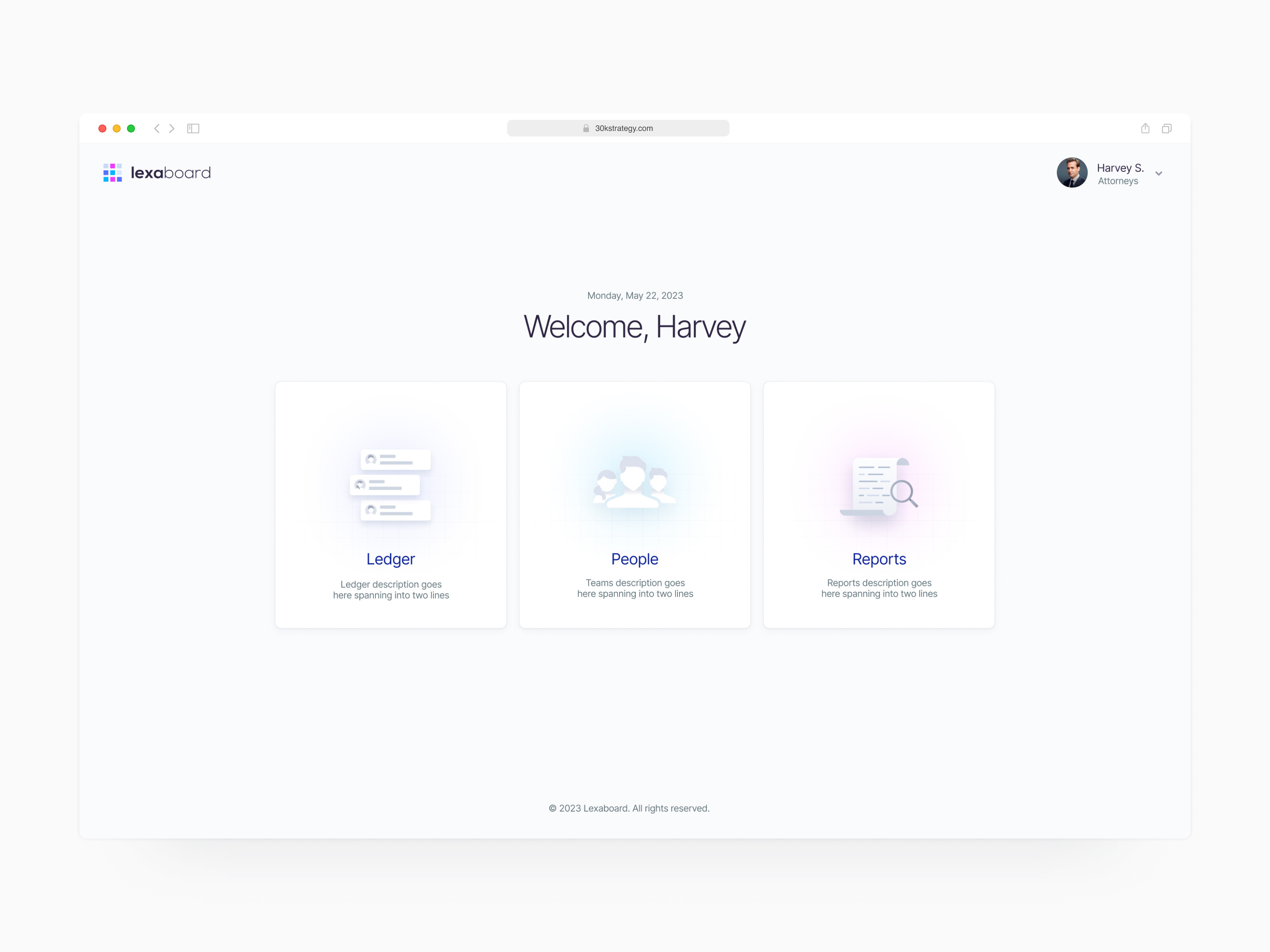 Leaderboard Backend Admin (SaaS Web App) admin analytics attorney backend dashboard enterprise features intranet leaderboard minimal product design prototype reports saas software ui design ux ux design web app web app design