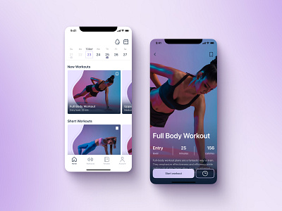Workout App "Shape" | Design concept calendar design design concept fitness app ios mobile mobile app mobile application research ui user friendly user interface uxui design workout