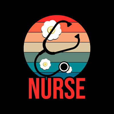 Nurse t-shirt design design graphic design illustration nurse