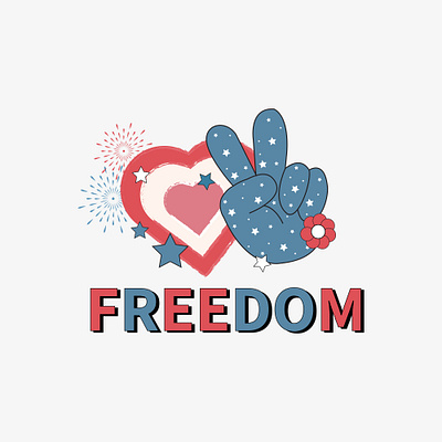 Freedom t shirt design design freedom graphic design illustration usa