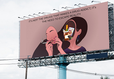 Say No to Drugs Poster Design branding graphic design illustration mockup vector