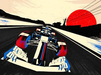 Honda - Powered by Honda 3d animation c4d cars cel shader cgi design honda motion graphics