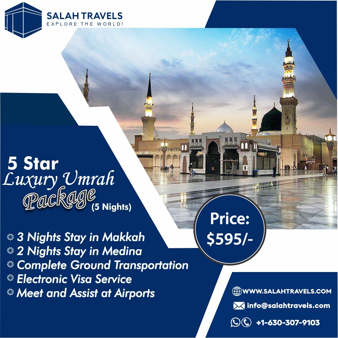 5 Star Luxury Umrah Packages | Gold Umrah Packages 2023 From USA By ...