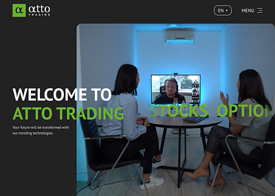 Website trading company | Ux Ui animation design logo trading ui ux webdesign website