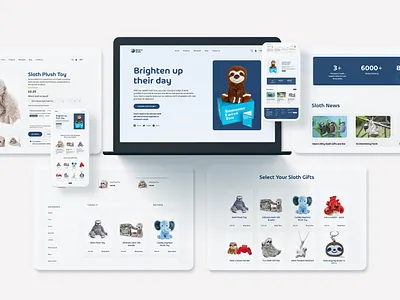 Send A Sloth brand guideline branding business logo business logo design design graphic design illustration logo ui vector