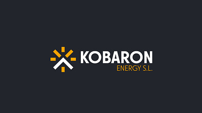 Kobaron Energy Logo Design brand guideline branding business logo business logo design design graphic design illustration logo vector