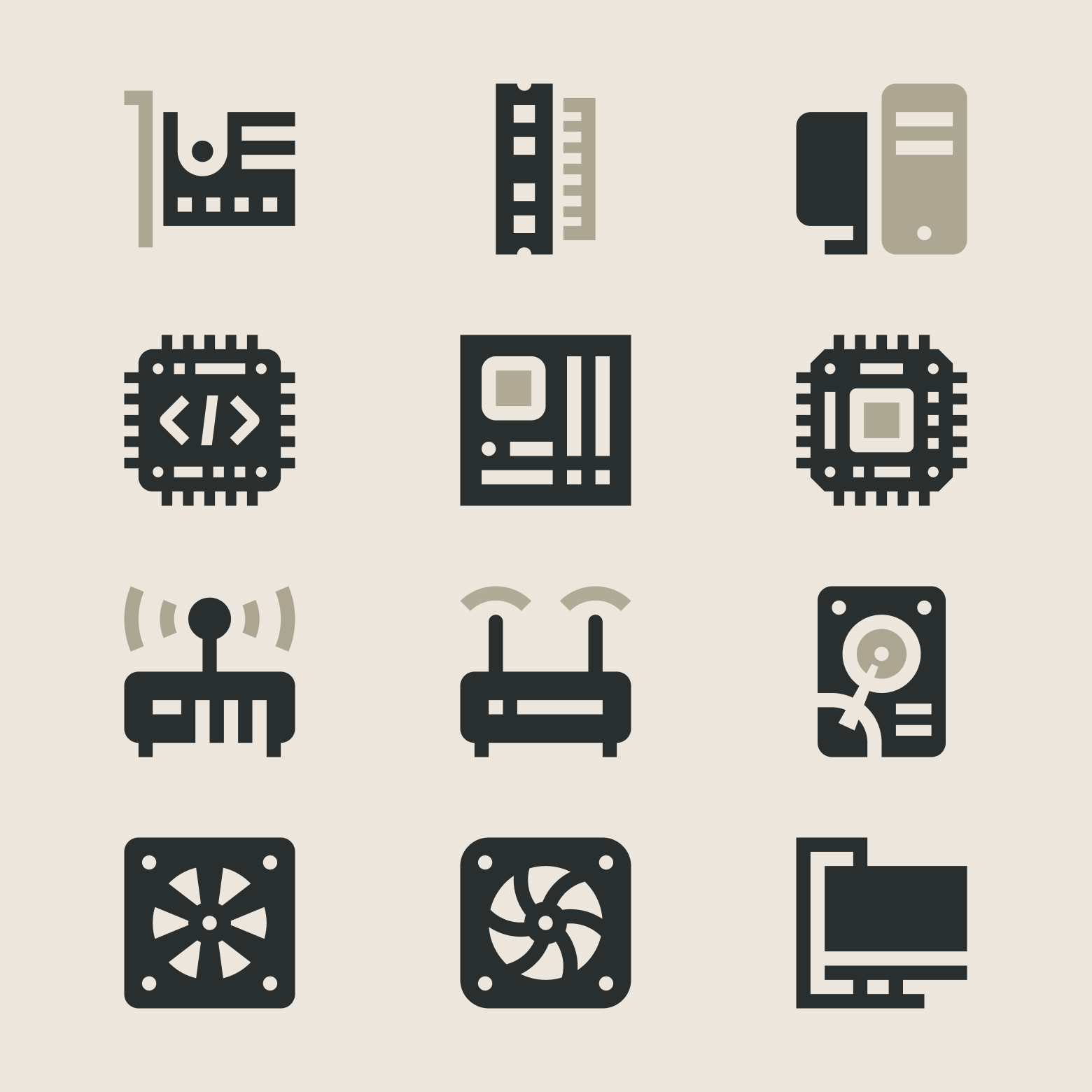 $1+, Computer Hardware almost freebie basicons computer hardware graphics card hdd memory microchip ram router